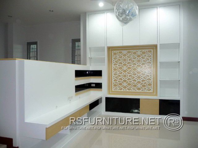 บ้านเดี่ยวบางบัวทอง ตกแต่งภายใน บิวท์อิน ห้องนอน ห้องนั่งเล่น ห้องพระ ห้องดูหนัง 11