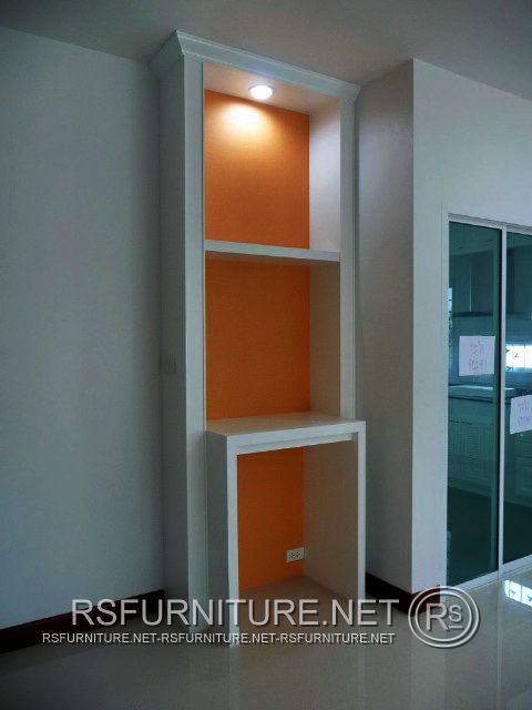 บ้านเดี่ยวบางบัวทอง ตกแต่งภายใน บิวท์อิน ห้องนอน ห้องนั่งเล่น ห้องพระ ห้องดูหนัง 15