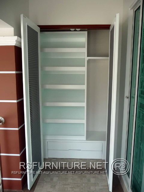 บ้านเดี่ยวบางบัวทอง ตกแต่งภายใน บิวท์อิน ห้องนอน ห้องนั่งเล่น ห้องพระ ห้องดูหนัง 32