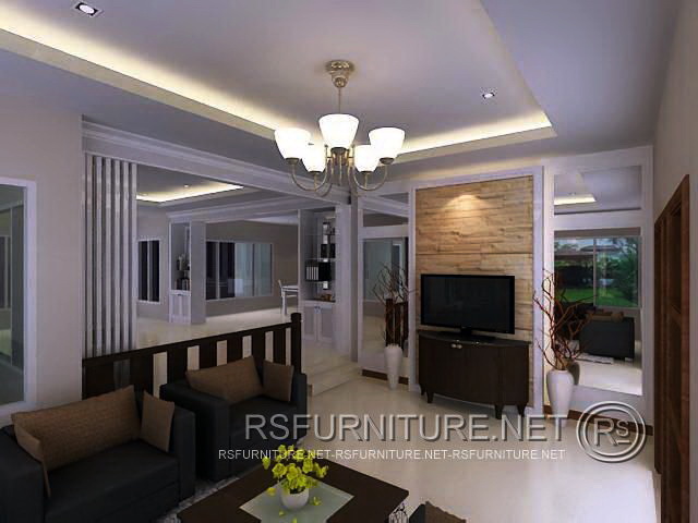 บ้านเดี่ยว ตกแต่งภายใน บิวท์อิน ตู้ทีวี ตู้เสื้อผ้า ตู้โชว์ เฟอร์นิเจอร์ บานเฟี้ยม 4
