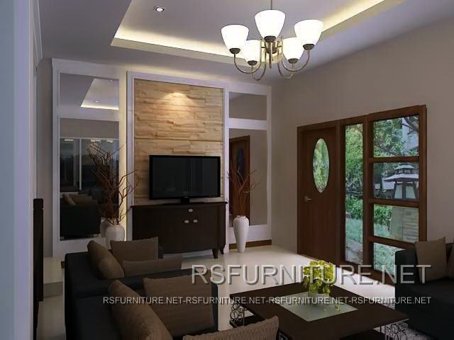 บ้านเดี่ยว ตกแต่งภายใน บิวท์อิน ตู้ทีวี ตู้เสื้อผ้า ตู้โชว์ เฟอร์นิเจอร์ บานเฟี้ยม 1