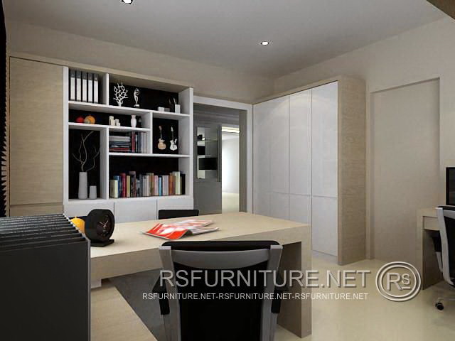 บ้านเดี่ยว ตกแต่งภายใน บิวท์อิน ตู้ทีวี ตู้เสื้อผ้า ตู้โชว์ เฟอร์นิเจอร์ บานเฟี้ยม 17