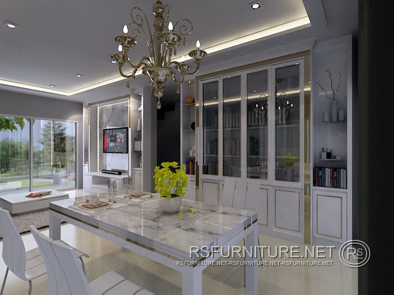 บ้านเดี่ยวแกรนดิโอ ตกแต่งภายใน บิ้วอิน ห้องนอน ห้องนั่งเล่น ห้องรับแขก ห้องอาหาร 2