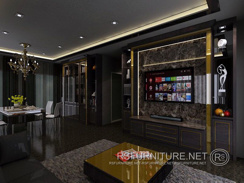 บ้านเดี่ยวแกรนดิโอ ตกแต่งภายใน บิ้วอิน ห้องนอน ห้องนั่งเล่น ห้องรับแขก ห้องอาหาร 12