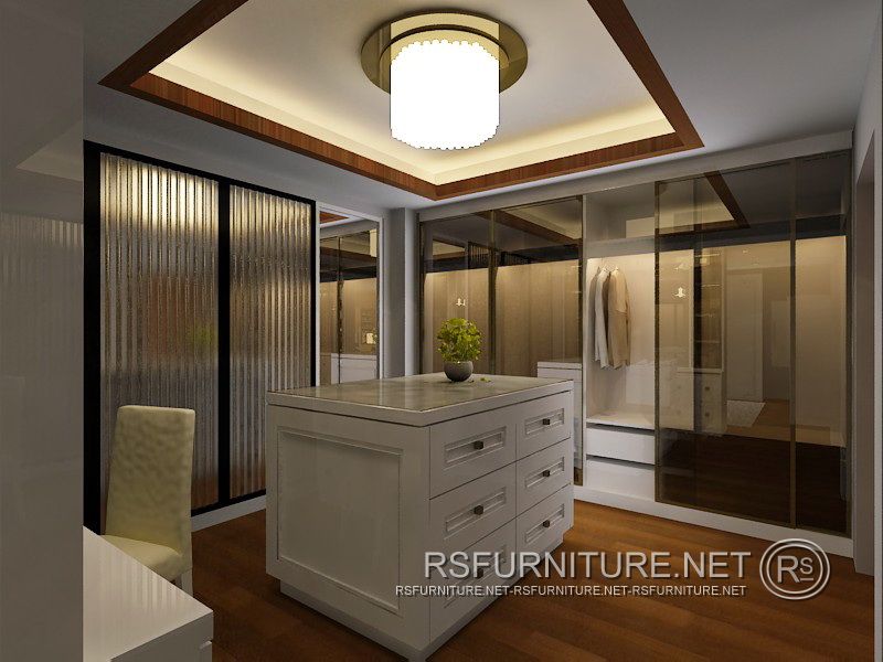 บ้านภูริปุรี (Baan Puri Puri) ตกแต่งภายใน บืวท์อิน ห้องนอน ตู้เสื้อผ้า โต๊ะเครื่องแป้ง ห้องพระ 5