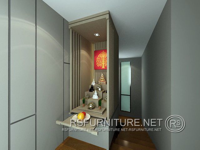 บ้านภูริปุรี (Baan Puri Puri) ตกแต่งภายใน บืวท์อินห้องนอน ห้องนั่งเล่น ห้องทำงาน ห้องดูหนัง ห้องพระ 15
