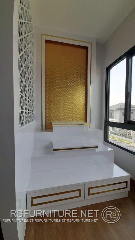 บ้านเดี่ยว เซนโทร ตกแต่งภายใน บิ้วอิน ห้องนอน ห้องนั่งเล่น ห้องรับแขก ตู้เสื้อผ้า โต๊ะเครื่องแป้ง ห้องพระ 43