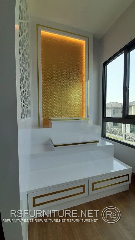 บ้านเดี่ยว เซนโทร ตกแต่งภายใน บิ้วอิน ห้องนอน ห้องนั่งเล่น ห้องรับแขก ตู้เสื้อผ้า โต๊ะเครื่องแป้ง ห้องพระ 45