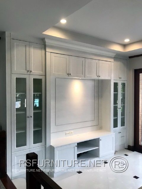 บ้านเดี่ยวลัดดารมย์ ตกแต่งภายใน บิวท์อิน ห้องนอน ห้องนั่งเล่น ห้องทำงาน ห้องดูหนัง 2