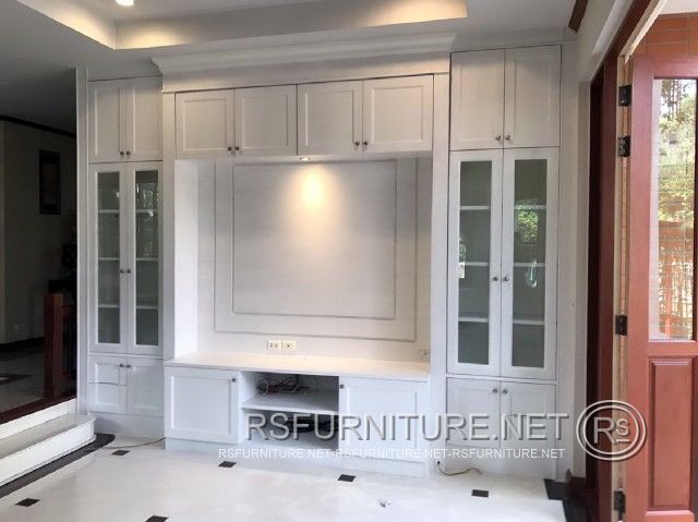 บ้านเดี่ยวลัดดารมย์ ตกแต่งภายใน บิวท์อิน ห้องนอน ห้องนั่งเล่น ห้องทำงาน ห้องดูหนัง 4