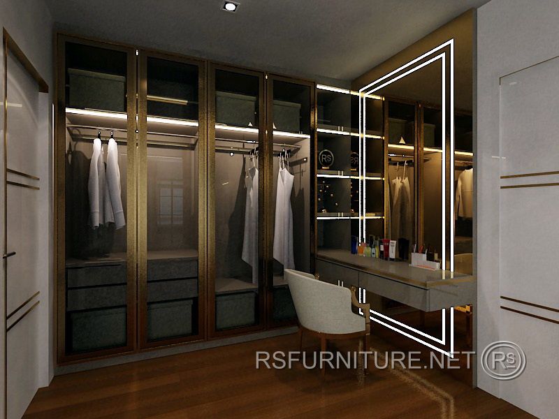 บ้านเดี่ยว เศรษฐสิริ ตกแต่งภายใน บิวท์อิน ห้องนอน ห้องรับแขก ห้องทำงาน ห้องดูหนัง ห้องพระ 13-1