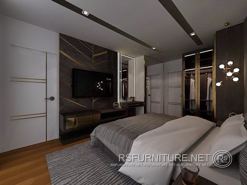 บ้านเดี่ยว เศรษฐสิริ ตกแต่งภายใน บิวท์อิน ห้องนอน ห้องรับแขก ห้องทำงาน ห้องดูหนัง ห้องพระ 16