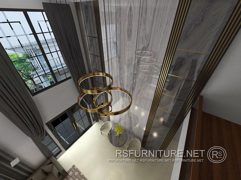 บ้านเดี่ยว เศรษฐสิริ ตกแต่งภายใน บิวท์อิน ห้องนอน ห้องรับแขก ห้องทำงาน ห้องดูหนัง ห้องพระ 1