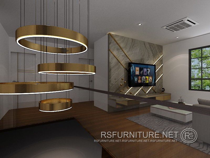 บ้านเดี่ยว เศรษฐสิริ ตกแต่งภายใน บิวท์อิน ห้องนอน ห้องรับแขก ห้องทำงาน ห้องดูหนัง ห้องพระ 8