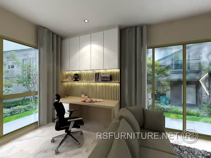 บ้านเดี่ยว บางกอกบูเลอวาร์ด ตกแต่งภายใน บิวท์อิน ห้องนอน ห้องรับแขก ห้องทำงาน ห้องนั่งเล่น 5