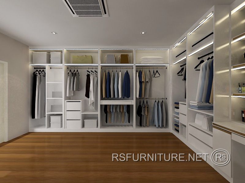บ้านเดี่ยว บางกอกบูเลอวาร์ด ตกแต่งภายใน บิวท์อิน ห้องนอน ตู้เสื้อผ้า โต๊ะเครื่องแป้ง 9