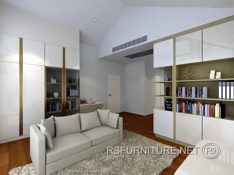 บ้านเดี่ยว บางกอกบูเลอวาร์ด2 ตกแต่งภายใน บิ้วท์อิน ห้องนอน ห้องรับแขก ห้องทำงาน ห้องนั่งเล่น 2