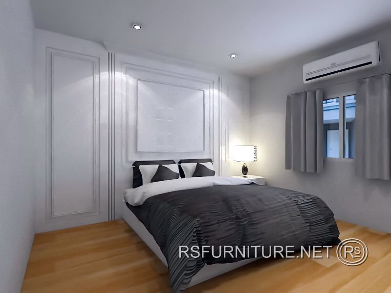 บ้านเดี่ยว พฤกษ์ลดา2 ตกแต่งภายใน บิ้วท์อิน ห้องนอน ตู้เสื้อผ้าบานเลื่อน 1