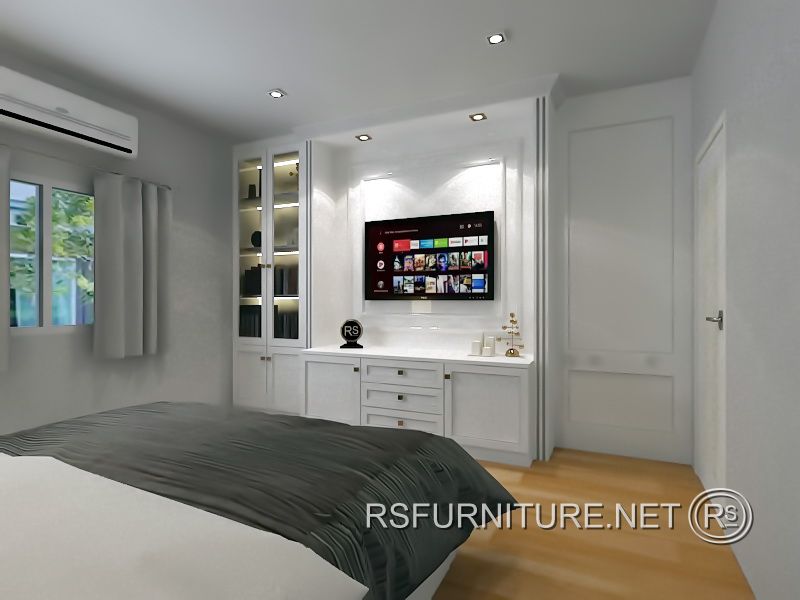 บ้านเดี่ยว พฤกษ์ลดา2 ตกแต่งภายใน บิ้วท์อิน ห้องนอน ตู้เสื้อผ้าบานเลื่อน 5