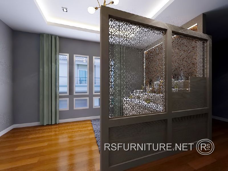 บ้านเดี่ยว พฤกษ์ลดา2 ตกแต่งภายใน บิ้วท์อิน ห้องพระ 1