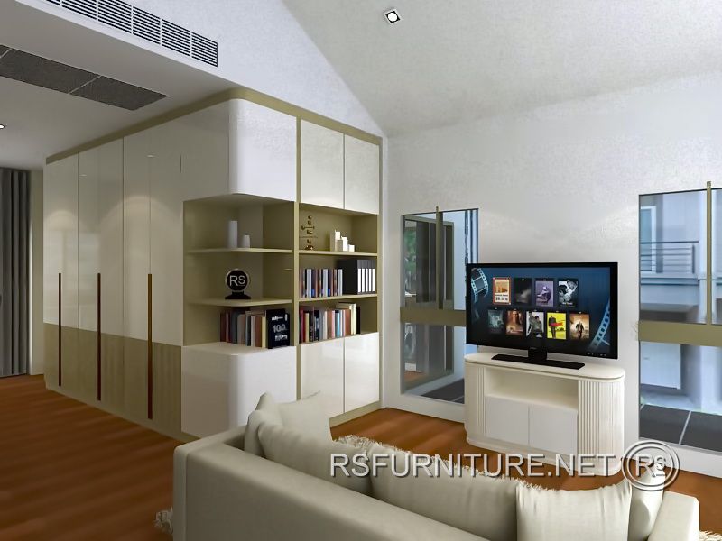 บ้านเดี่ยว บางกอกบูเลอวาร์ด2 ตกแต่งภายใน บิ้วท์อิน ห้องนอน ห้องรับแขก ห้องทำงาน ห้องนั่งเล่น 3