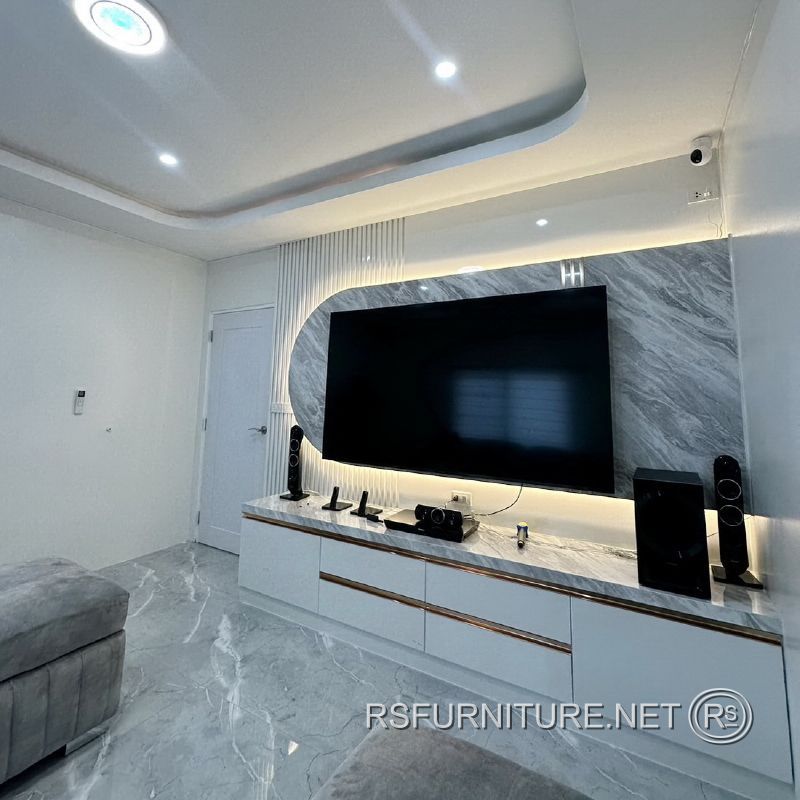 บ้านเดี่ยว พฤกษ์ลดา2 ตกแต่งภายใน บิ้วท์อิน ห้องคาราโอเกะ ห้องนั่งเล่น 9