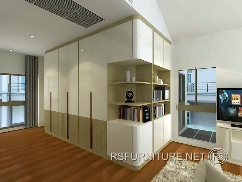 บ้านเดี่ยว บางกอกบูเลอวาร์ด2 ตกแต่งภายใน บิ้วท์อิน ห้องนอน ห้องรับแขก ห้องทำงาน ห้องนั่งเล่น 4