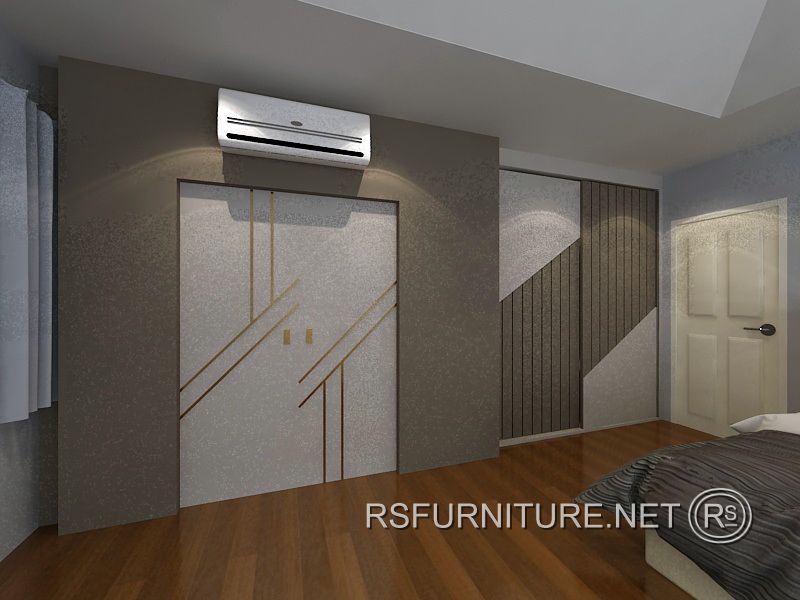 บ้านเดี่ยว นันทวัน ตกแต่งภายใน บิวอิน ตู้เสื้อผ้า บานเลื่อน 1