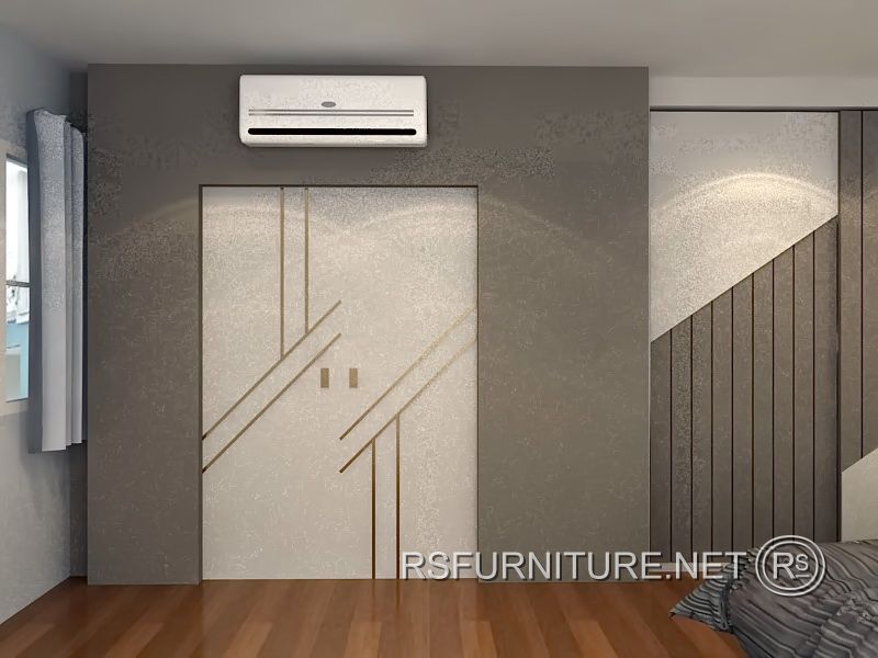 บ้านเดี่ยว นันทวัน ตกแต่งภายใน บิวอิน ตู้เสื้อผ้า บานเลื่อน 2