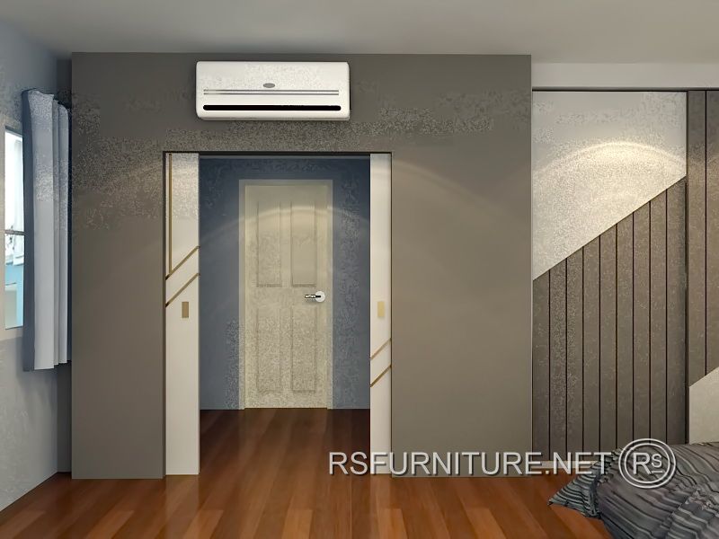 บ้านเดี่ยว นันทวัน ตกแต่งภายใน บิวอิน ตู้เสื้อผ้า บานเลื่อน 3