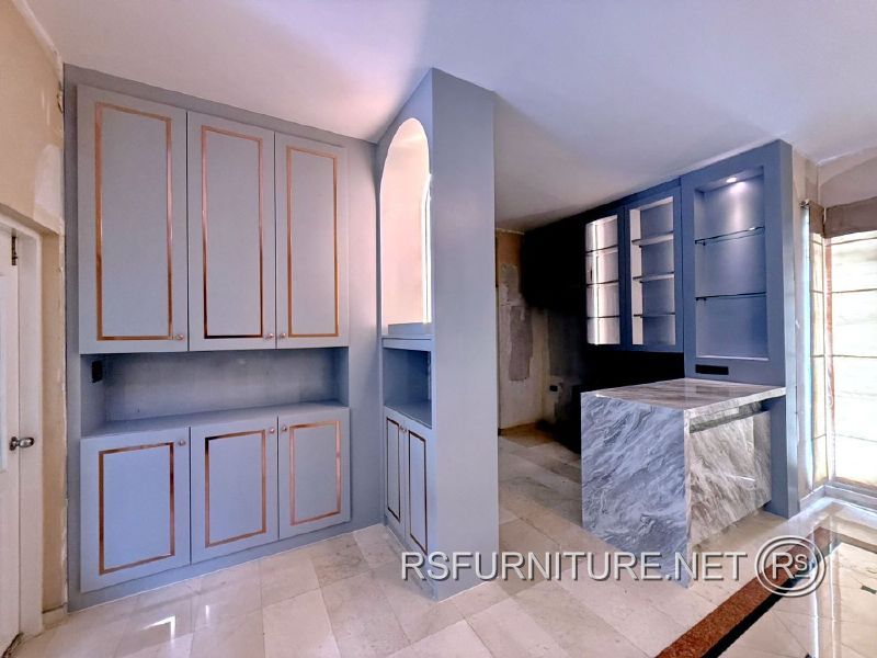 บ้านเดี่ยว นันทวัน ตกแต่งภายใน บิวอิน ตู้ตั้งประธาน(ตู้เจ้าที่) ตู้ทีวี ตู้ครัว เคาน์เตอร์บาร์ 14