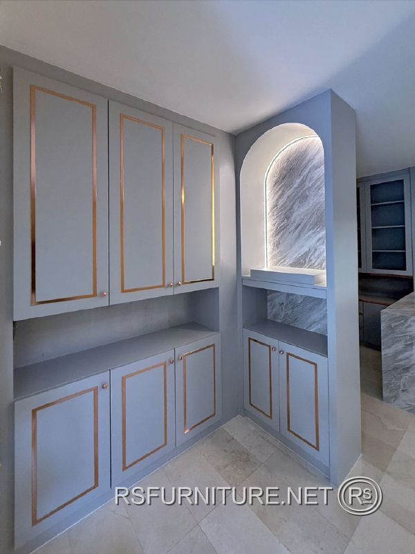 บ้านเดี่ยว นันทวัน ตกแต่งภายใน บิวอิน ตู้ตั้งประธาน(ตู้เจ้าที่) ตู้ทีวี ตู้ครัว เคาน์เตอร์บาร์ 15