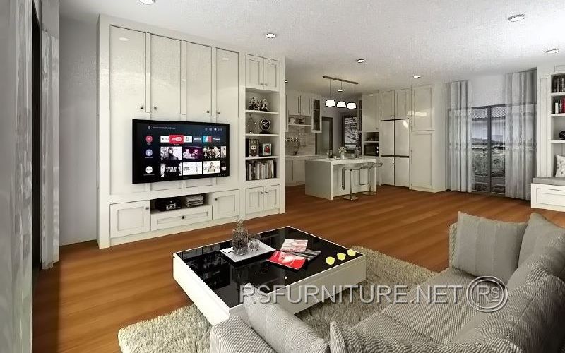 บ้านเดี่ยว เอสต้า ซีรีนิตี้ ตกแต่งภายใน บิวท์อิน ห้องนอน ห้องรับแขก ห้องทำงาน ห้องดูหนัง 4