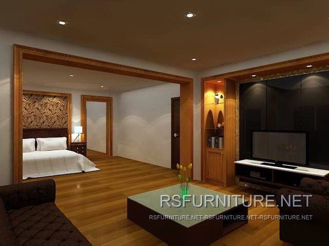 สุขุมวิท50 บิวท์อิน ตู้ทีวี ห้องนอน ตู้โชว์ ห้องนั่งเล่น 1