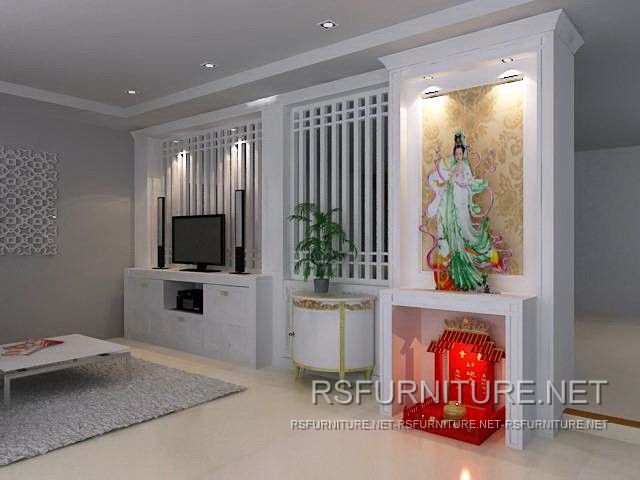 คิวเฮ้าส์ บิลท์อิน ตู้ทีวี ห้องนอน ตู้โชว์ ห้องนั่งเล่น 4