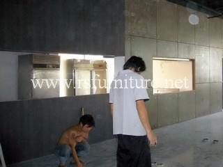 กำแพง ผนังไม้  บิ้วอิน